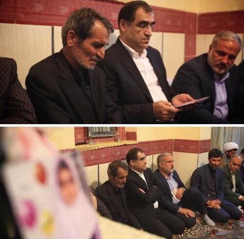 دیدار وزیر بهداشت با خانواده یکی از قربانیان حادثه مدرسه دخترانه زاهدان دیدار وزیر بهداشت با خانواده یکی از قربانیان حادثه مدرسه دخترانه زاهدان